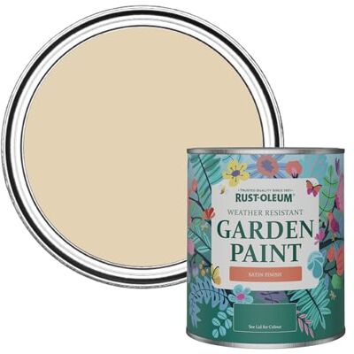 Rust-Oleum Holzfarbe Für Aussen, Wetterschutz, Seidenglanz, 750 ml, Sandgelb Rust-Oleum Holzfarbe Für Aussen, Wetterschutz, Seidenglanz, 750 ml, Sandgelb