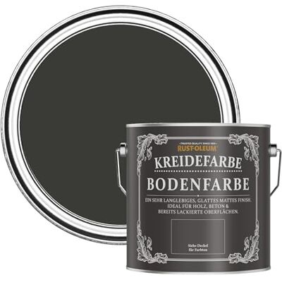 Rust-Oleum schwarz strapazierfähige, kratzfeste Bodenfarbe für Holz und Beton Zauberabend 2,5 Litres Rust-Oleum schwarz strapazierfähige, kratzfeste Bodenfarbe für Holz und Beton Zauberabend 2,5 Litres