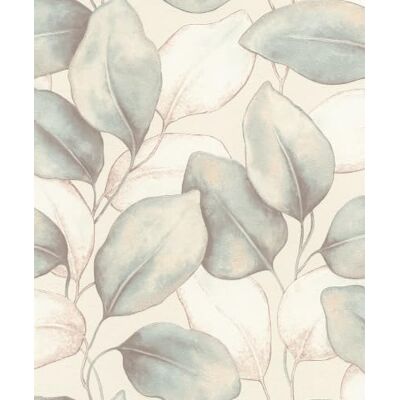 Rasch Vliestapete Große Blätter 'Incanto' Vinyl-Tapete Botanisch in Beige Creme Grau Blau Grün für ein natürliches Wohnambiente Robust und Abwaschbar 10,05 m x 0,53 m Rasch Vliestapete Große Blätter 'Incanto' Vinyl-Tapete Botanisch in Beige Creme Grau Blau Grün für ein natürliches Wohnambiente Robust und Abwaschbar 10,05 m x 0,53 m