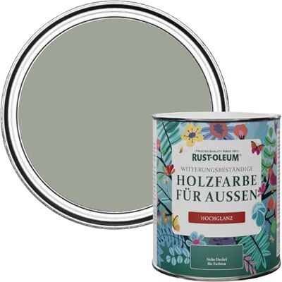 Rust-Oleum Gartenfarbe, schimmelresistent, hochglanz, 750 ml, Teeblatt Rust-Oleum Gartenfarbe, schimmelresistent, hochglanz, 750 ml, Teeblatt