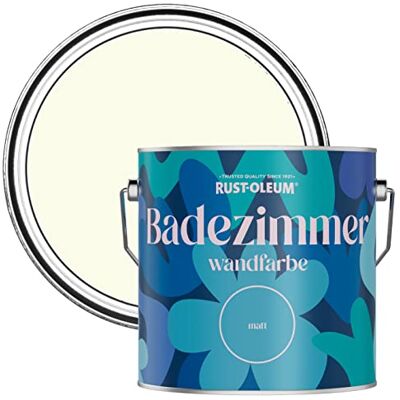 Rust-Oleum beige feuchtigkeitsresistente Badezimmerwandfarbe Matt Finish Butterkeks 2,5 litres Rust-Oleum beige feuchtigkeitsresistente Badezimmerwandfarbe Matt Finish Butterkeks 2,5 litres