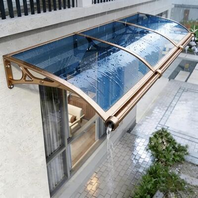 Moubhjd Fenstervordach für Türen 80x180cm für alle Wände aus Aluminium & Polycarbonat Transparent, Wetterfest, Wandmontage, Haustür, Fenster Moubhjd Fenstervordach für Türen 80x180cm für alle Wände aus Aluminium & Polycarbonat Transparent, Wetterfest, Wandmontage, Haustür, Fenster