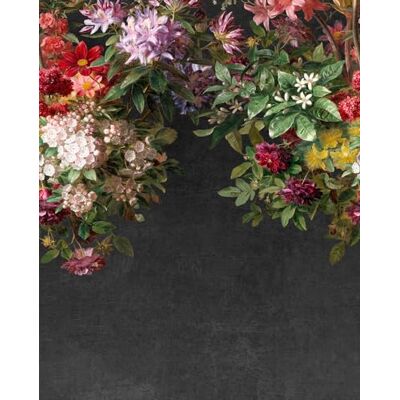 Rasch Tapete 361018 Fototapete auf Vlies mit Blumen und Blättern in Schwarz, Creme, Rot und Grün aus der Kollektion Magicwalls 2,65 m x 2,12 m (LxB) Rasch Tapete 361018 Fototapete auf Vlies mit Blumen und Blättern in Schwarz, Creme, Rot und Grün aus der Kollektion Magicwalls 2,65 m x 2,12 m (LxB)