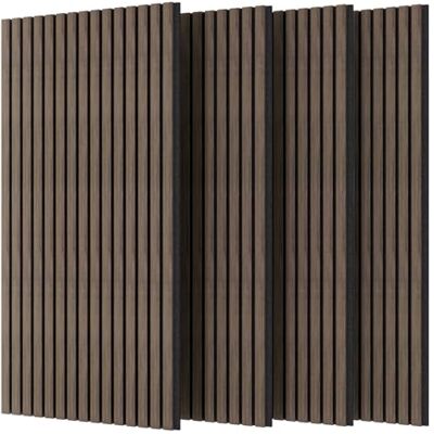 VOUNOT ® 4er Set Akustikpaneele 120 × 60 × 2,1 cm, Akustik Wandpaneele in Holzoptik, 3D Lamellenwand als Wandverkleidung innen, Schallschutzplatten für Wohnzimmer, Schlafzimmer und Bür, Dunkel-Eiche VOUNOT ® 4er Set Akustikpaneele 120 × 60 × 2,1 cm, Akustik Wandpaneele in Holzoptik, 3D Lamellenwand als Wandverkleidung innen, Schallschutzplatten für Wohnzimmer, Schlafzimmer und Bür, Dunkel-Eiche