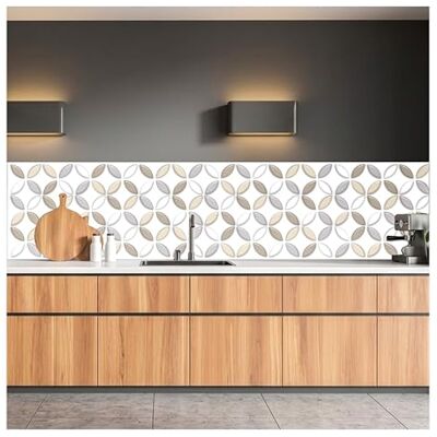 Dimex Küchenrückwand Folie selbstklebend BRAUNE BLÜTENBLÄTTER Klebefolie Dekofolie Spritzschutz für Küche Made in EU 260 cm x 60 cm Dimex Küchenrückwand Folie selbstklebend BRAUNE BLÜTENBLÄTTER Klebefolie Dekofolie Spritzschutz für Küche Made in EU 260 cm x 60 cm