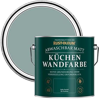 Rust-Oleum abwaschbare matte, geruchsarme blau Küchenwandfarbe Greshamblau 2,5 Litres Rust-Oleum abwaschbare matte, geruchsarme blau Küchenwandfarbe Greshamblau 2,5 Litres