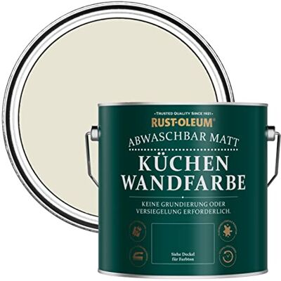 Rust-Oleum abwaschbare matte, geruchsarme beige Küchenwandfarbe Auster 2,5 Litres Rust-Oleum abwaschbare matte, geruchsarme beige Küchenwandfarbe Auster 2,5 Litres