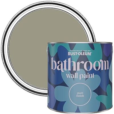 Rust-Oleum grün feuchtigkeitsresistente Badezimmerwandfarbe Matt Finish Verwurzelt 2,5 litres Rust-Oleum grün feuchtigkeitsresistente Badezimmerwandfarbe Matt Finish Verwurzelt 2,5 litres