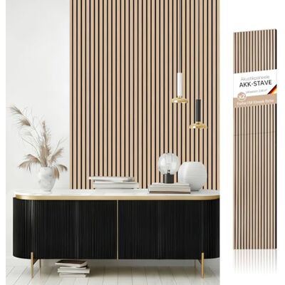 JSSZWYP AKK-STAVE Akustikpaneele Holz 240x60 cm (2er-Set 2,88 m²) Akustik Paneele & Holzpaneele Wand Holzfurnier 3D Paneele Wand als Wandverkleidung Innen für Wohnzimmer(Klassik Eiche) JSSZWYP AKK-STAVE Akustikpaneele Holz 240x60 cm (2er-Set 2,88 m²) Akustik Paneele & Holzpaneele Wand Holzfurnier 3D Paneele Wand als Wandverkleidung Innen für Wohnzimmer(Klassik Eiche)