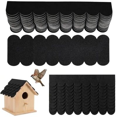 ZR-FZ-888 32 STK Dachpappe für Vogelhaus, Dachpappe Schindeln Selbstklebend Dachschindeln für Vogelhaus Schindeln Vogelhau Bitumenschindeln für Nistkasten Hasenstall Insektenhotel Vogelhau ZR-FZ-888 32 STK Dachpappe für Vogelhaus, Dachpappe Schindeln Selbstklebend Dachschindeln für Vogelhaus Schindeln Vogelhau Bitumenschindeln für Nistkasten Hasenstall Insektenhotel Vogelhau