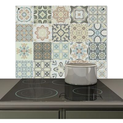 KitchenYeah © Spritzschutz Küchenrückwand Vinyl Küche Wand Deko Küchenwand 65x52 cm Rückwand, Ceranfeld Abdeckplatte Muster Fliese Mosaik KitchenYeah © Spritzschutz Küchenrückwand Vinyl Küche Wand Deko Küchenwand 65x52 cm Rückwand, Ceranfeld Abdeckplatte Muster Fliese Mosaik