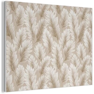 MuchoWow © Akustikbilder Wall Art Decoration Bilder für die Wand Akustikfilz 80x60 cm Deko Schallpaneel Wohnzimmer Akustik Schalldämmung Bild Botanisch Muster Beige MuchoWow © Akustikbilder Wall Art Decoration Bilder für die Wand Akustikfilz 80x60 cm Deko Schallpaneel Wohnzimmer Akustik Schalldämmung Bild Botanisch Muster Beige