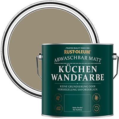 Rust-Oleum abwaschbare matte, geruchsarme braun Küchenwandfarbe Kaffee Deluxe 2,5 Litres Rust-Oleum abwaschbare matte, geruchsarme braun Küchenwandfarbe Kaffee Deluxe 2,5 Litres