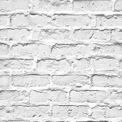 BUVU tapete 53x1000cm Steintapete Weiß Natur Stein, schöne edle Tapete im Steinmauer Loft Design, moderne 3D Optik für Wohnzimmer, Schlafzimmer oder Küche BUVU tapete 53x1000cm Steintapete Weiß Natur Stein, schöne edle Tapete im Steinmauer Loft Design, moderne 3D Optik für Wohnzimmer, Schlafzimmer oder Küche