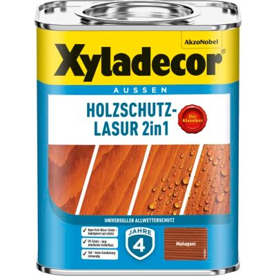 Xyladecor Holzschutzlasur 207 mahagoni 0,75 Liter Xyladecor Holzschutzlasur 207 mahagoni 0,75 Liter