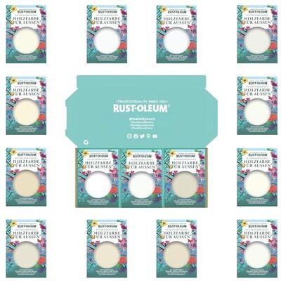 Rust-Oleum Holzfarbe Für Aussen Testerbox Elegante Weißtöne Hochglanz Rust-Oleum Holzfarbe Für Aussen Testerbox Elegante Weißtöne Hochglanz