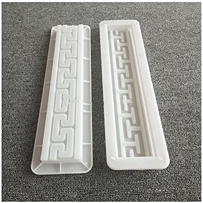ZTZTZ Antike quadratische Zementform for Gartenwege, 3D-Ziegelform for Beton- und Kunststoffpflasterarbeiten, 45 x 8 2,5 cm ZTZTZ Antike quadratische Zementform for Gartenwege, 3D-Ziegelform for Beton- und Kunststoffpflasterarbeiten, 45 x 8 2,5 cm
