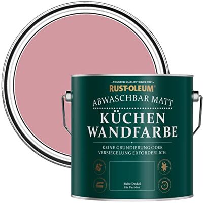 Rust-Oleum abwaschbare matte, geruchsarme rosa Küchenwandfarbe Altrosa 2,5 Litres Rust-Oleum abwaschbare matte, geruchsarme rosa Küchenwandfarbe Altrosa 2,5 Litres