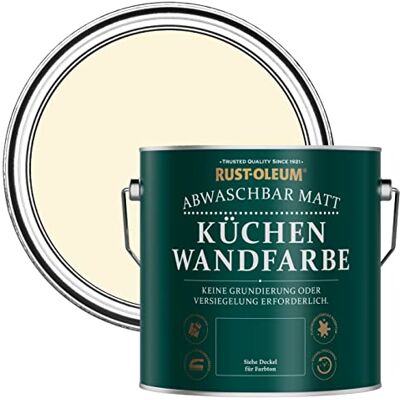 Rust-Oleum abwaschbare matte, geruchsarme beige Küchenwandfarbe Gebrochenes Weiß 2,5 Litres Rust-Oleum abwaschbare matte, geruchsarme beige Küchenwandfarbe Gebrochenes Weiß 2,5 Litres