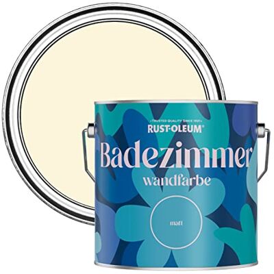 Rust-Oleum beige feuchtigkeitsresistente Badezimmerwandfarbe Matt Finish Gebrochenes Weiß 2,5 litres Rust-Oleum beige feuchtigkeitsresistente Badezimmerwandfarbe Matt Finish Gebrochenes Weiß 2,5 litres