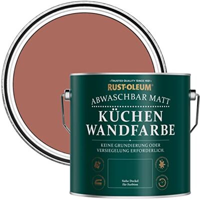 Rust-Oleum abwaschbare matte, geruchsarme rot Küchenwandfarbe Lachsrosa 2,5 Litres Rust-Oleum abwaschbare matte, geruchsarme rot Küchenwandfarbe Lachsrosa 2,5 Litres