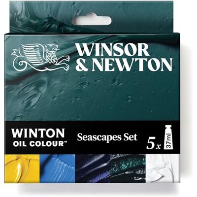 Winsor & Newton 1490715 Winton Ölfarbe Seascapes Set 5 Farben a 37ml – Künstlerfarben mit hoher Pigmentdichte, lichtecht & permanent, ideal für Ölmalerei Winsor & Newton 1490715 Winton Ölfarbe Seascapes Set 5 Farben a 37ml – Künstlerfarben mit hoher Pigmentdichte, lichtecht & permanent, ideal für Ölmalerei