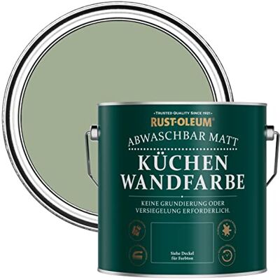 Rust-Oleum abwaschbare matte, geruchsarme grün Küchenwandfarbe Khaki Grün 2,5 Litres Rust-Oleum abwaschbare matte, geruchsarme grün Küchenwandfarbe Khaki Grün 2,5 Litres
