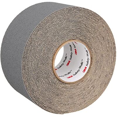 3M Safety-Walk Slip-Resistant Medium Resilient Tapes and Treads 370, Gray, 4" x 60 feet, Roll 3M Safety-Walk Slip-Resistant Medium Resilient Tapes and Treads 370, Gray, 4" x 60 feet, Roll