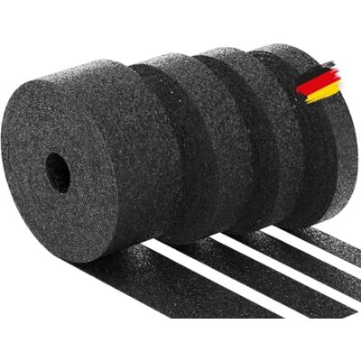 BAUHELD Terrassenpads Rolle 5m x 50mm x 6mm Antirutsch Bautenschutzmatte Made in Germany Stabiles Gummigranulat Unterlegplatten für Terrassen-Fliesen, WPC Terrassen-Dielen, Stelzlager, Balkon BAUHELD Terrassenpads Rolle 5m x 50mm x 6mm Antirutsch Bautenschutzmatte Made in Germany Stabiles Gummigranulat Unterlegplatten für Terrassen-Fliesen, WPC Terrassen-Dielen, Stelzlager, Balkon