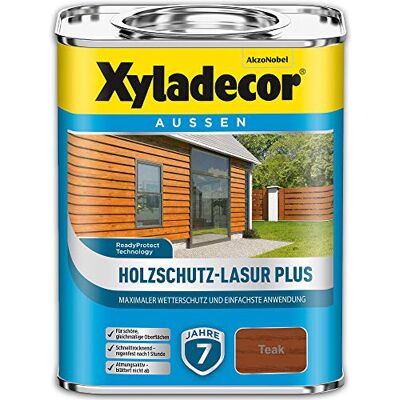 XYLADECOR - Holzschutz-Lasur Plus - Teak - Holzbeschichtung XYLADECOR - Holzschutz-Lasur Plus - Teak - Holzbeschichtung