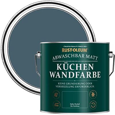 Rust-Oleum abwaschbare matte, geruchsarme blau Küchenwandfarbe Blaupause 2,5 Litres Rust-Oleum abwaschbare matte, geruchsarme blau Küchenwandfarbe Blaupause 2,5 Litres