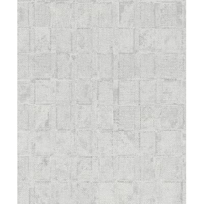 Rasch Vliestapete Quadrate 'Deco Style' Strukturierte Tapete Uni in Grau für ein elegantes Wohnambiente Einfaches Tapezieren und Überstreichbar 10,05 m x 0,53 m Rasch Vliestapete Quadrate 'Deco Style' Strukturierte Tapete Uni in Grau für ein elegantes Wohnambiente Einfaches Tapezieren und Überstreichbar 10,05 m x 0,53 m
