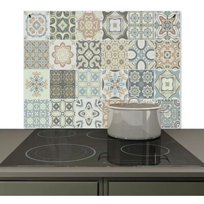 KitchenYeah © Spritzschutz Küchenrückwand Vinyl Küche Wand Deko Küchenwand 78x52 cm Rückwand, Ceranfeld Abdeckplatte Muster Fliese Mosaik KitchenYeah © Spritzschutz Küchenrückwand Vinyl Küche Wand Deko Küchenwand 78x52 cm Rückwand, Ceranfeld Abdeckplatte Muster Fliese Mosaik