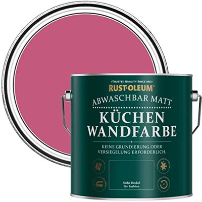 Rust-Oleum abwaschbare matte, geruchsarme rosa Küchenwandfarbe Himbeere 2,5 Litres Rust-Oleum abwaschbare matte, geruchsarme rosa Küchenwandfarbe Himbeere 2,5 Litres