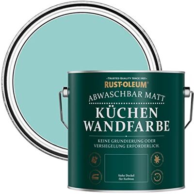 Rust-Oleum abwaschbare matte, geruchsarme blau Küchenwandfarbe Grünblau 2,5 Litres Rust-Oleum abwaschbare matte, geruchsarme blau Küchenwandfarbe Grünblau 2,5 Litres