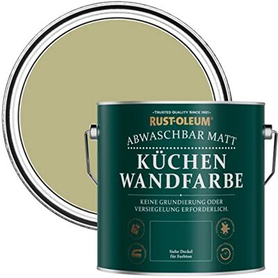 Rust-Oleum abwaschbare matte, geruchsarme grün Küchenwandfarbe Salbei Grün 2,5 Litres Rust-Oleum abwaschbare matte, geruchsarme grün Küchenwandfarbe Salbei Grün 2,5 Litres