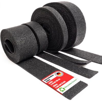 GMP Bautenschutzmatte 10 mm x 5 cm x 10 m Terassenpad Rolle Unterleger Gerüstbau Unterkonstruktion WPC, Fliesen, Dielen Verschiedene Größen Gummigranulat GMP Bautenschutzmatte 10 mm x 5 cm x 10 m Terassenpad Rolle Unterleger Gerüstbau Unterkonstruktion WPC, Fliesen, Dielen Verschiedene Größen Gummigranulat