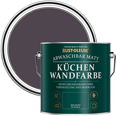 Rust-Oleum abwaschbare matte, geruchsarme lila Küchenwandfarbe Traubensaft 2,5 Litres Rust-Oleum abwaschbare matte, geruchsarme lila Küchenwandfarbe Traubensaft 2,5 Litres