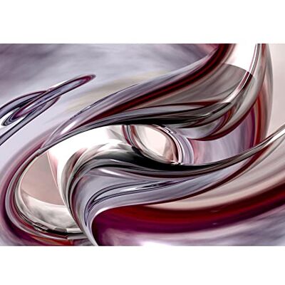 ART Fototapete Abstrakt 3D 352 x 250 cm Vlies Tapeten XXL Moderne Wandtapete Wohnzimmer Schlafzimmer Rosa Grau 9042011b ART Fototapete Abstrakt 3D 352 x 250 cm Vlies Tapeten XXL Moderne Wandtapete Wohnzimmer Schlafzimmer Rosa Grau 9042011b