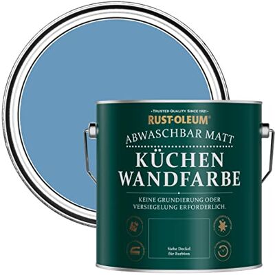 Rust-Oleum abwaschbare matte, geruchsarme blau Küchenwandfarbe Kornblumenblau 2,5 Litres Rust-Oleum abwaschbare matte, geruchsarme blau Küchenwandfarbe Kornblumenblau 2,5 Litres