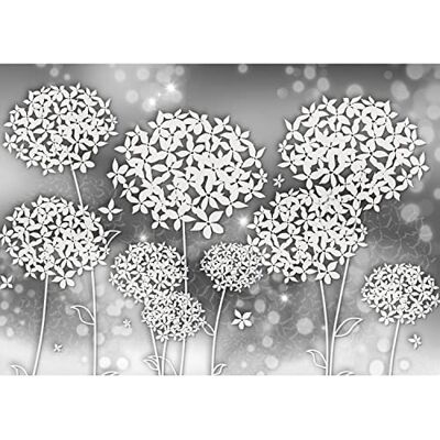 ART Fototapete Pustenblume Abstrakt Modern Vlies Wohnzimmer Schlafzimmer Made in Germany 308 x 220 cm Schwarz Weiss 9132010a ART Fototapete Pustenblume Abstrakt Modern Vlies Wohnzimmer Schlafzimmer Made in Germany 308 x 220 cm Schwarz Weiss 9132010a