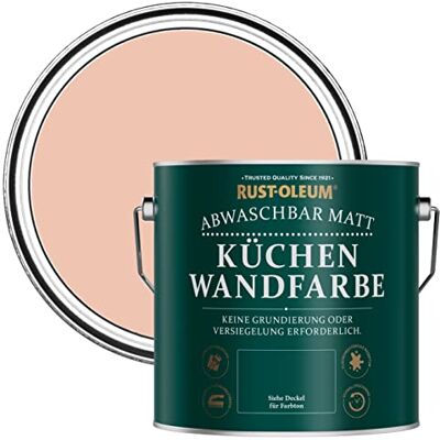 Rust-Oleum abwaschbare matte, geruchsarme rosa Küchenwandfarbe Koralle 2,5 Litres Rust-Oleum abwaschbare matte, geruchsarme rosa Küchenwandfarbe Koralle 2,5 Litres