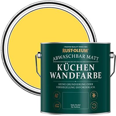 Rust-Oleum abwaschbare matte, geruchsarme gelb Küchenwandfarbe Zitronensorbet 2,5 Litres Rust-Oleum abwaschbare matte, geruchsarme gelb Küchenwandfarbe Zitronensorbet 2,5 Litres