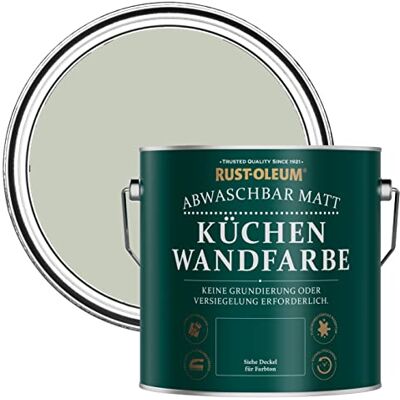 Rust-Oleum abwaschbare matte, geruchsarme grün Küchenwandfarbe Aloe 2,5 Litres Rust-Oleum abwaschbare matte, geruchsarme grün Küchenwandfarbe Aloe 2,5 Litres