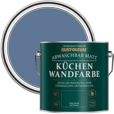 Rust-Oleum abwaschbare matte, geruchsarme blau Küchenwandfarbe Blauer Fluss 2,5 Litres Rust-Oleum abwaschbare matte, geruchsarme blau Küchenwandfarbe Blauer Fluss 2,5 Litres