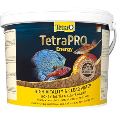 Tetra Pro Energy Multi-Crisps Premium Fischfutter, 10 L Eimer Energiekonzentrat mit Krillmehl für gesteigerte Vitalität hoher Nährwert Tetra Pro Energy Multi-Crisps Premium Fischfutter, 10 L Eimer Energiekonzentrat mit Krillmehl für gesteigerte Vitalität hoher Nährwert