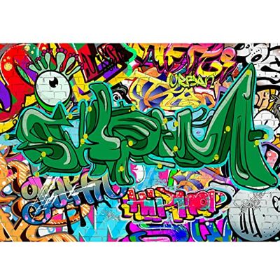Fototapete Graffiti Streetart Modern Vlies Wohnzimmer Schlafzimmer Made in Germany 308 x 220 cm Bunt 9067010a Fototapete Graffiti Streetart Modern Vlies Wohnzimmer Schlafzimmer Made in Germany 308 x 220 cm Bunt 9067010a