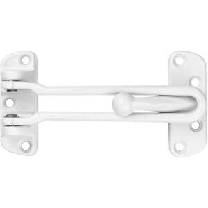 Abus Sperrbügel SPN110-21W Sicherheitsriegel für Haustüren und Wohnungstüren Anwesenheitsschutz verhindert Aufstoßen der Tür weiß Abus Sperrbügel SPN110-21W Sicherheitsriegel für Haustüren und Wohnungstüren Anwesenheitsschutz verhindert Aufstoßen der Tür weiß
