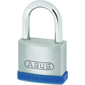 Abus Vorhängeschloss Silver Rock 5/50 aus massivem Zink mit Silikon Schutzrahmen Kellerschloss u. v. m -Sicherheitslevel 7 Blau/Silber Abus Vorhängeschloss Silver Rock 5/50 aus massivem Zink mit Silikon Schutzrahmen Kellerschloss u. v. m -Sicherheitslevel 7 Blau/Silber