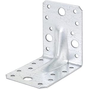 Alberts 330514 Schwerlast-Winkelverbinder mit Sicke sendzimirverzinkt 90 x 90 x 65 mm 12er Set Alberts 330514 Schwerlast-Winkelverbinder mit Sicke sendzimirverzinkt 90 x 90 x 65 mm 12er Set